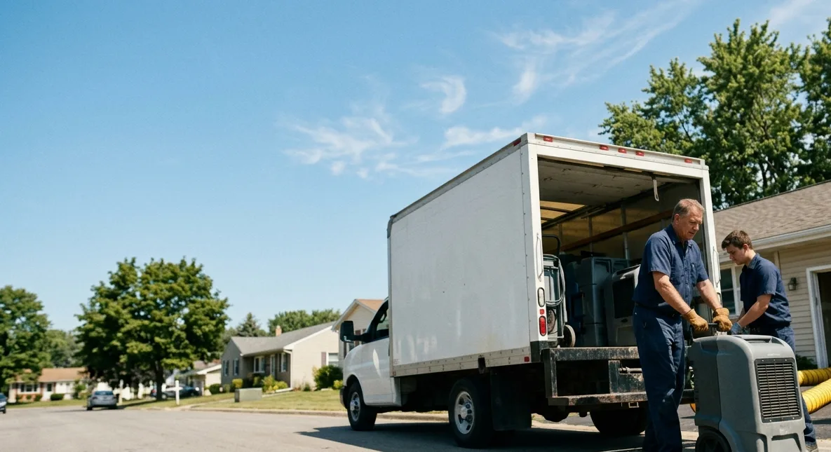 Water Damage Cleanup in Peoria, IL near me